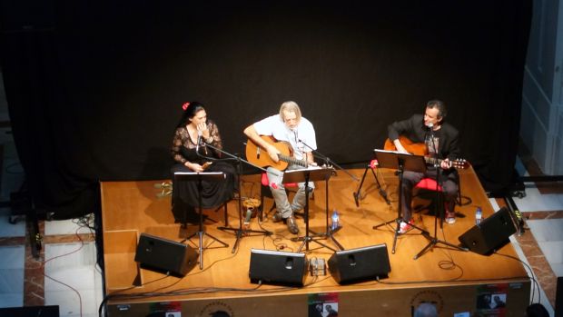 Lourdes Guerra, Luis Pastor y João Afonso. © Mª Gracia Correa