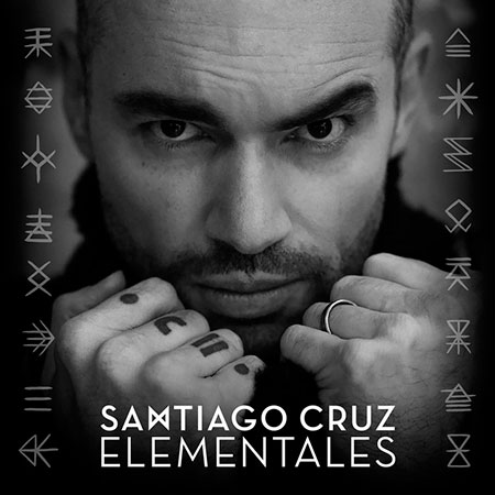 Portada del disco «Elementales» de Santiago Cruz.