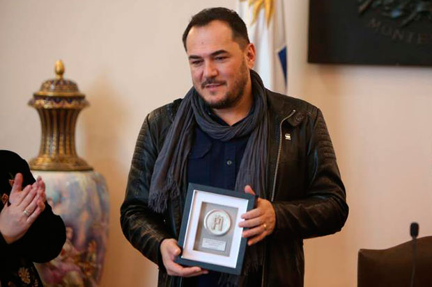 Ismael Serrano es homenajeado en Montevideo. © EFE