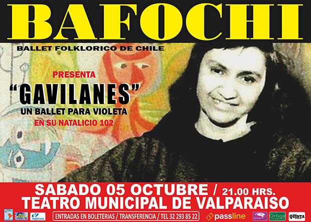 Bafochi homenajea a Violeta Parra.
