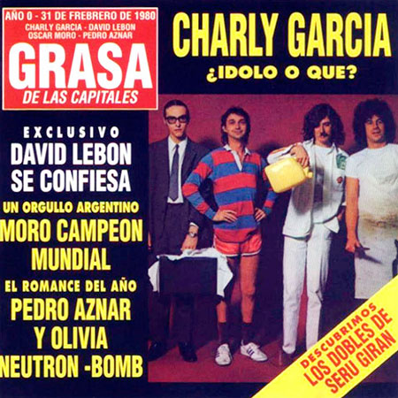 Portada del disco «La grasa de las capitales» de Serú Girán.