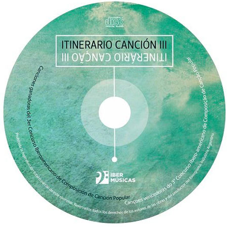 Galleta del disco «Itinerario Canción III».
