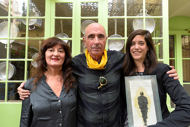 Rosa María Arrazola, Lluís Llach y Clàudia Cabero. © Xavier Mercadé