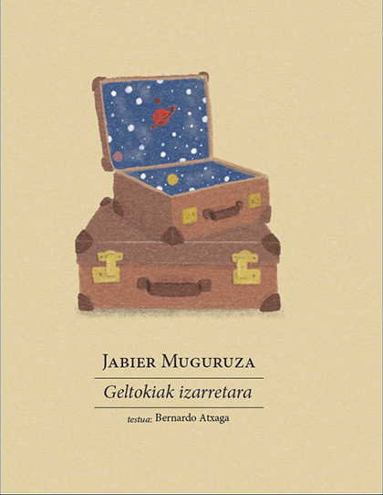 Portada del disco-libro «Geltokiak Izarretara» de Jabier Muguruza.