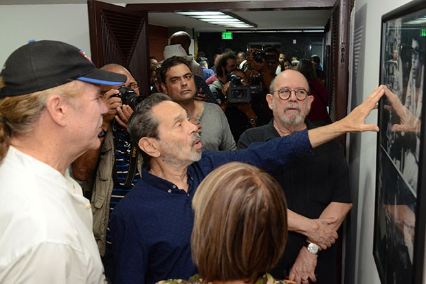 Pablo Menéndez, Leo Brouwer y Silvio Rodríguez. © Cuabarte|Juan Carlos Borjas