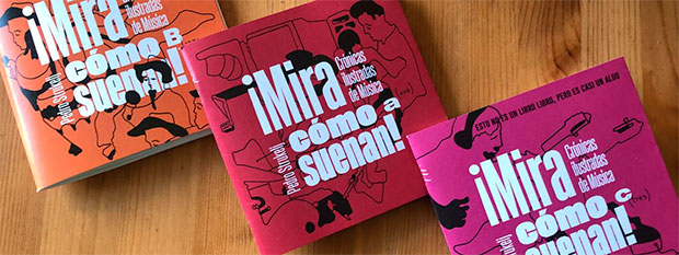 Portada de los libros «¡Mira cómo suenan!» de Pedro Strukelj.