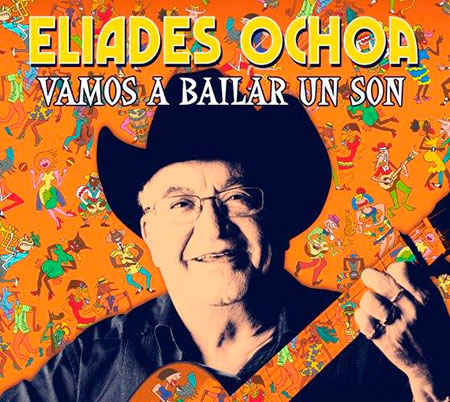 Portada del disco «Vamos a bailar un son» de Eliades Ochoa.