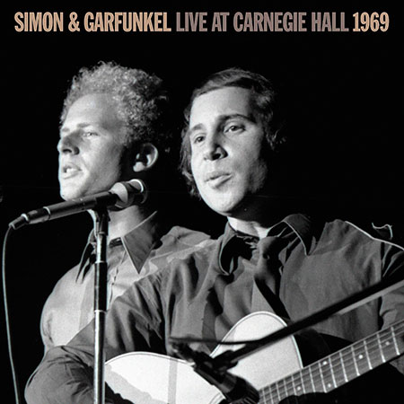 Portada del EP «Live At Carnegie Hall 1969», de Simon y Garfunkel.