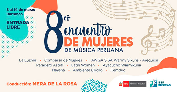 VIII Encuentro de Mujeres de Música Peruana 2020.