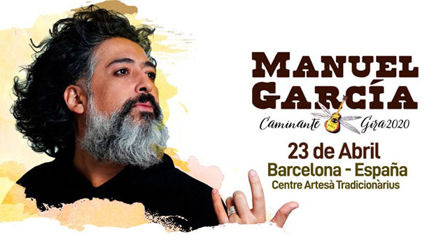 Manuel García sigue con su gira «Caminante» por Europa y Perú.