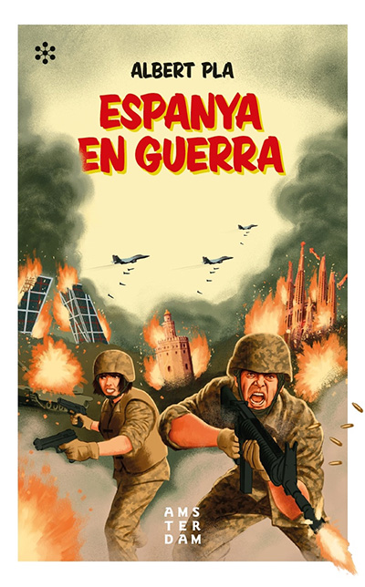 Portada del libro «Espanya en guerra» de Albert Pla.