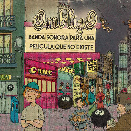 Portada del disco «Banda sonora para una película que no existe» de Ombligo.