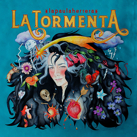 Portada del disco «La Tormenta» de La Paula Herrera.