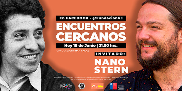Cantautores chilenos conversarán en torno a la obra y memoria de Víctor Jara. Nano Stern.