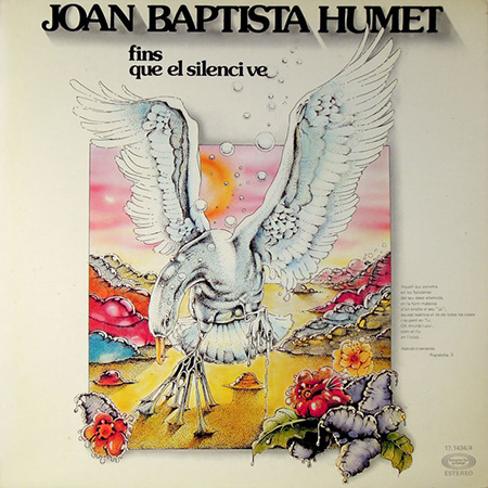 Portada del disco «Fins que el silenci ve» de Joan Baptista Humet.