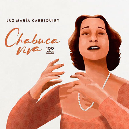 Portada del disco «Chabuca viva» de Luz María Carriquiry.