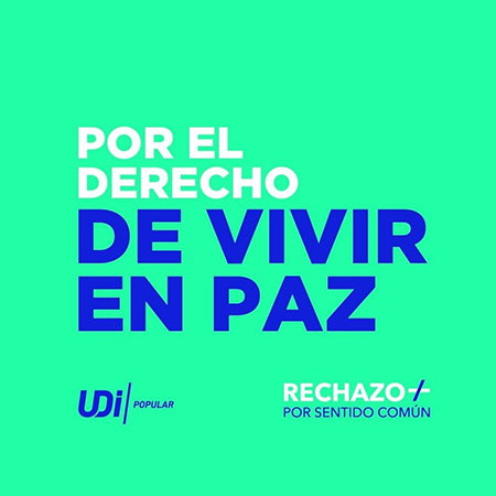 Polémica por el uso de «El derecho de vivir en paz» en campaña de la UDI.