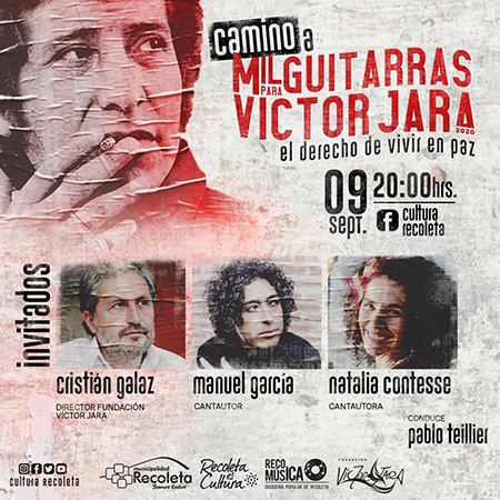 Mil Guitarras para Víctor Jara se adapta a la pandemia.
