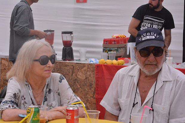 Alejandra Lastra y Patricio Manns.