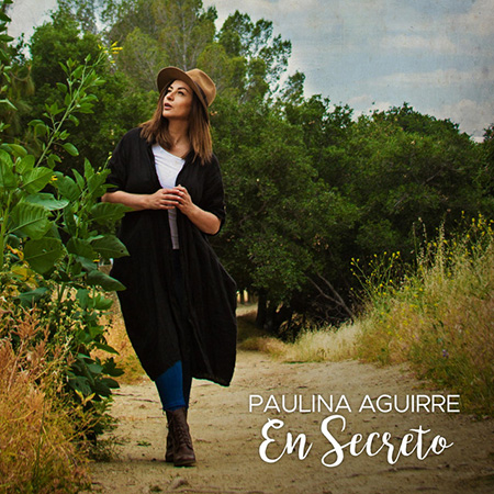 Portada del single «En secreto» de Paulina Aguirre.