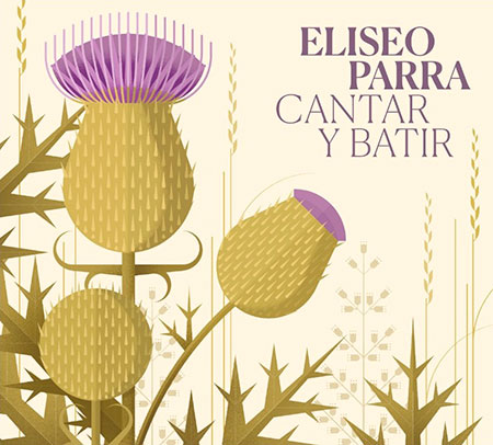 Portada del disco «Cantar y batir» de Eliseo Parra.