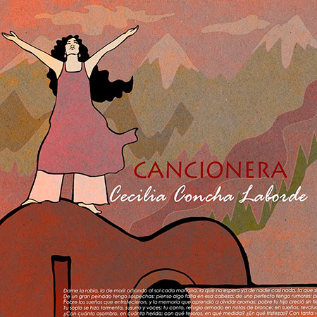 Portada del disco «Cancionera» de Cecilia Concha-Laborde.