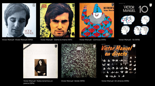 Víctor Manuel reedita sus discos de los años 70 con Philips en formato digital.