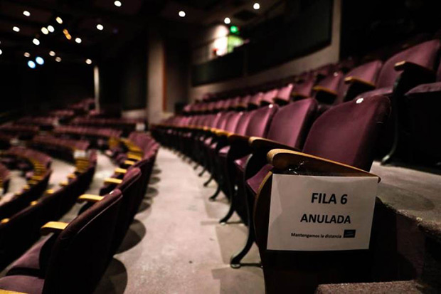 Vista del Teatro Picadero el 17 de noviembre de 2020, en Buenos Aires (Argentina). © EFE|Juan Ignacio Roncoroni