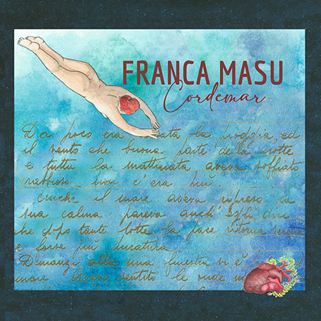 Portada del disco «Cordemar» de Franca Masu.