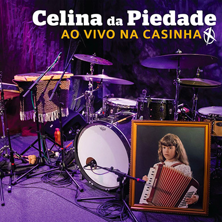 Portada del disco «Ao vivo na Casinha» de Celina da Piedade.