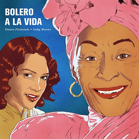 Portada del single «Bolero a la Vida» de Omara Portuondo.