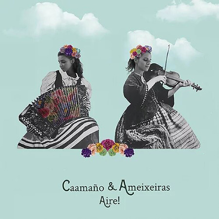 Portada del disco «Aire!» DE Caamaño & Ameixeiras.