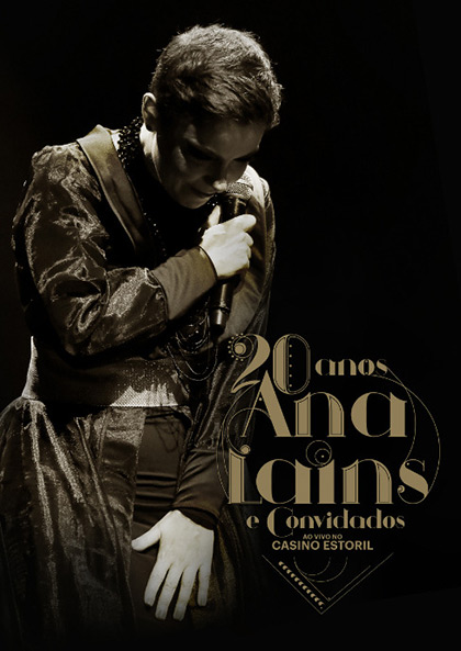 Portada del disco «20 Anos - Ana Laíns e Convidados ao vivo no Casino Estoril» de Ana Laíns.