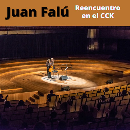 Portada del disco «Reencuentro en el CCK» de Juan Falú.