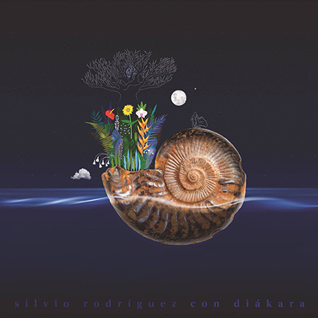 Portada del disco «Silvio Rodríguez con Diákara».