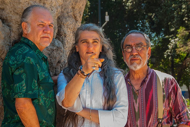 Patricio Castillo, Silvia Balducci y Osvaldo Torres.