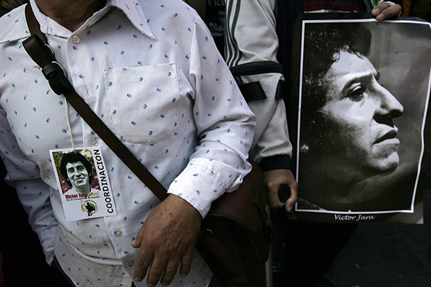 Chile homenajea a Víctor Jara en una nueva conmemoración de su natalicio. © Claudio Santana