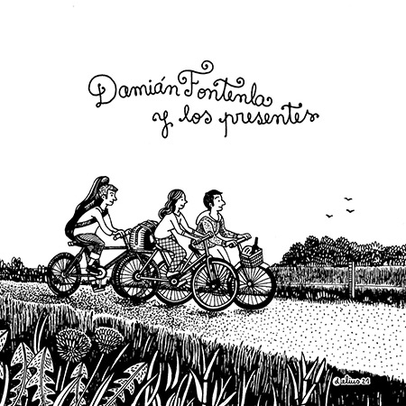 Portada del disco «Damián Fontenla y Los Presentes» de Damián Fontenla y Los Presentes.