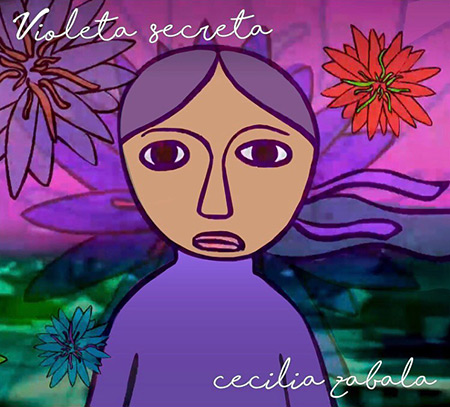 Portada del disco «Violeta secreta» de Cecilia Zabala.