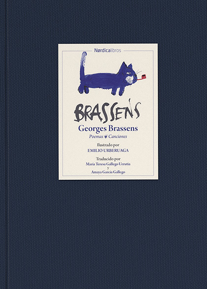 Portada del libro «Brassens. Poemas y canciones».