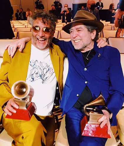 Sabina y Fito Páez, de «enemigos íntimos» a amigos premiados en Latin Grammy.