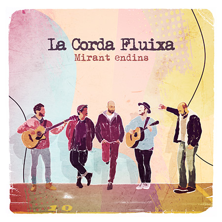 Portada del disco «Mirant Endins» de La Corda Fluixa.