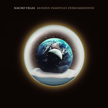 Portada del disco «Mundos inmóviles derrumbándose» de Nacho Vegas.