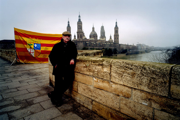 Jose Antonio Labordeta en Zaragoza. © Fundación José Antonio Labordeta