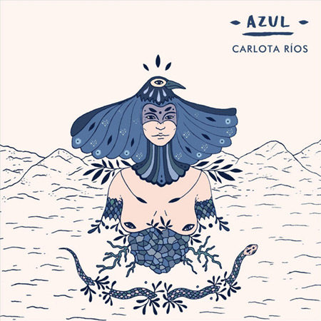 Portada del disco «Azul» de Carlota Ríos.