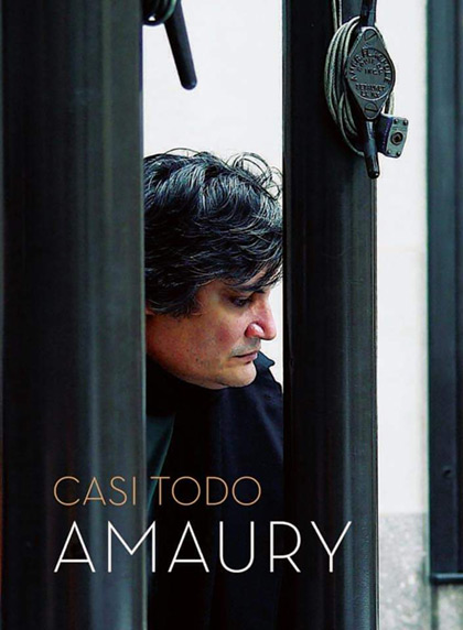 Portada de la antología musical «Casi todo Amaury» de Amaury Pérez.