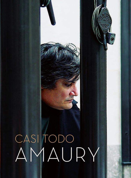 Portada de la antología musical «Casi todo Amaury» de Amaury Pérez.