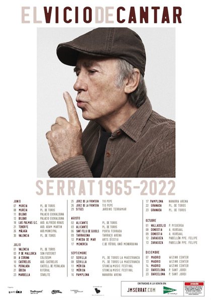 La gira de despedida de Serrat arranca hoy en el Beacon Theater de Nueva York.