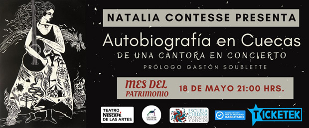 Natalia Contesse presenta su «Autobiografía en Cuecas».