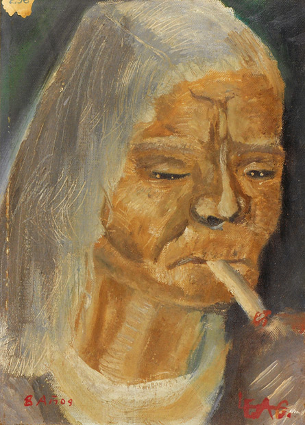 Vieja filipina (1951). © Herederos de Luis Eduardo Aute